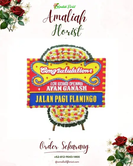 Sewa Papan Bunga Teluk
